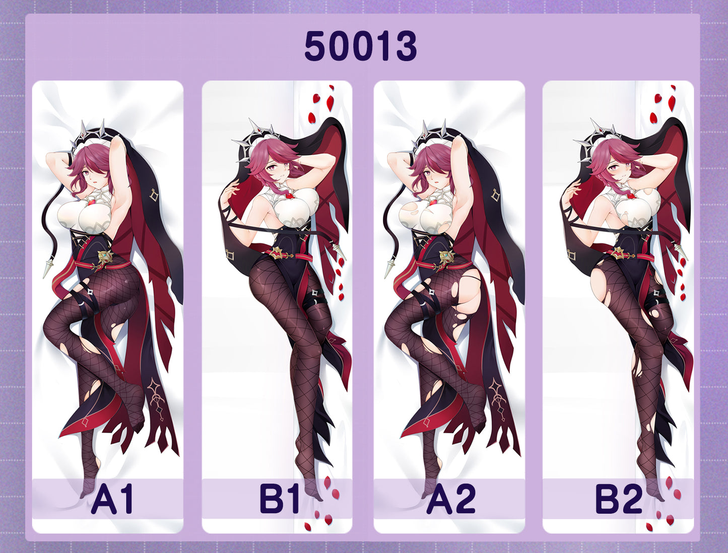 50013 Original God - Rosalia ACG anime character equal length pillow with inner core 50CM * 150CM 2kg