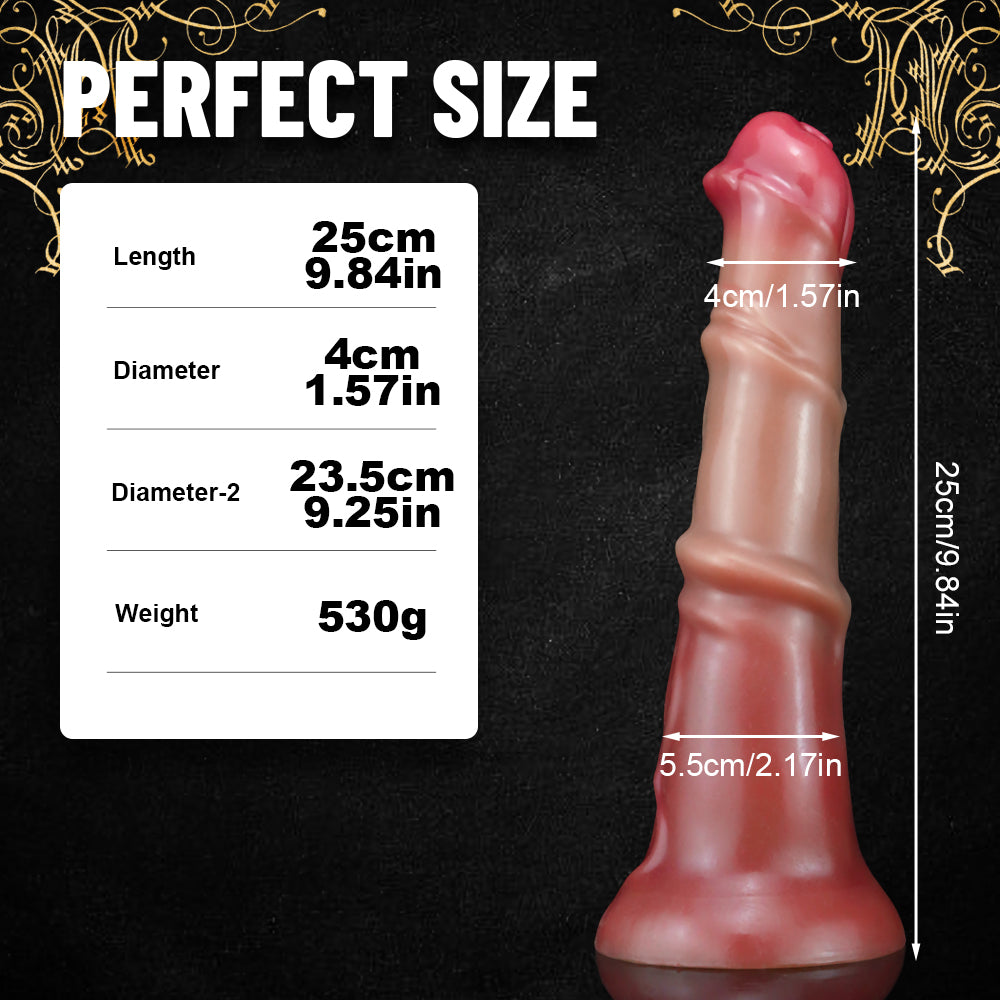 iSex Huge Ring And Horse Cock shaped Dildo