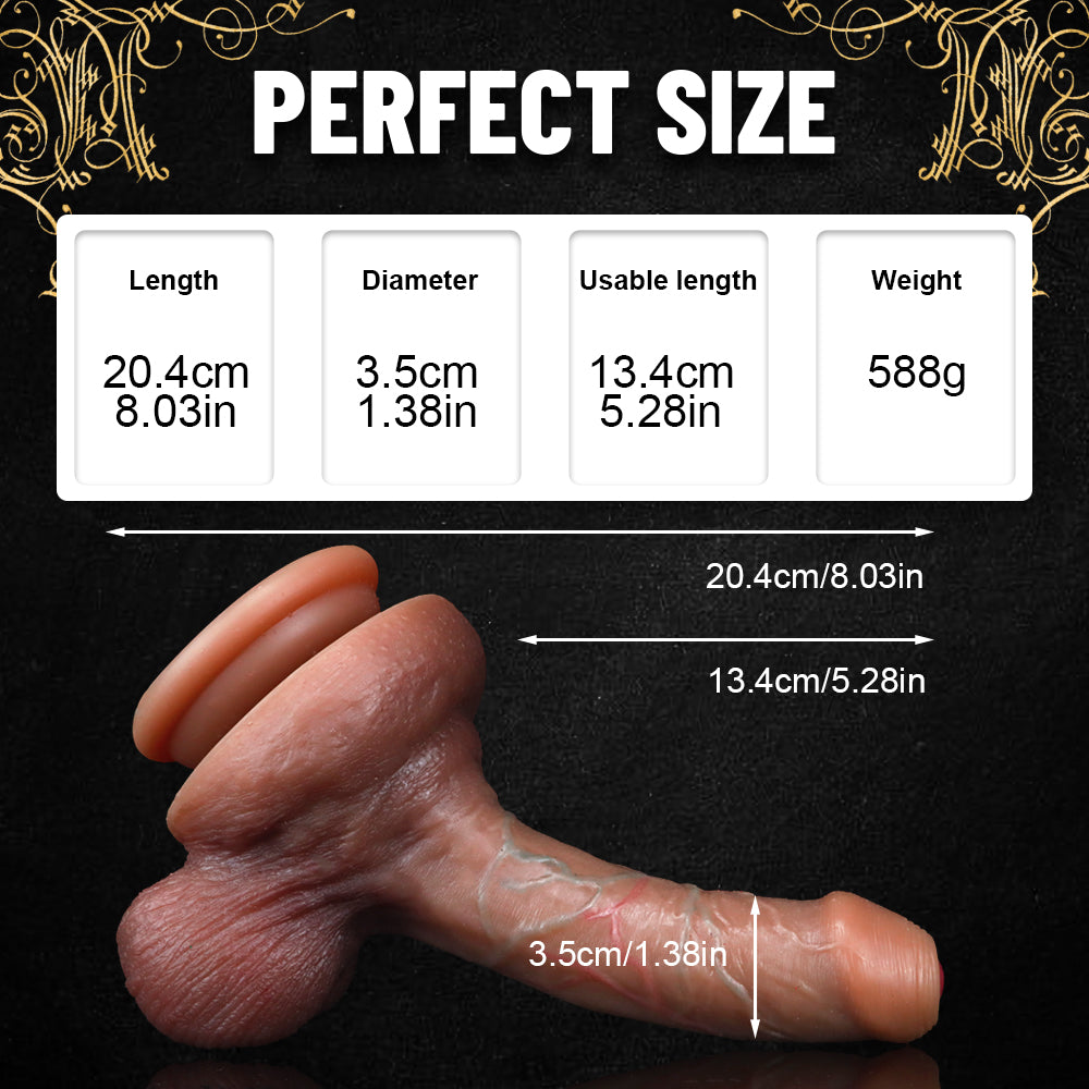 iSex Dildo With Huge Foreskin