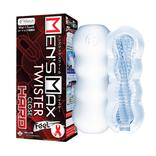 MEN'S MAX FEEL TWISTER CLOSE HARD product packaging, closed-end, Hard version