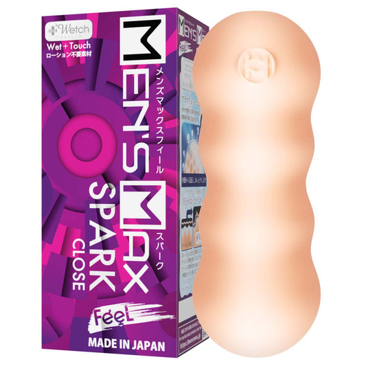 MEN'S MAX FEEL SPARK CLOSE product packaging, closed-end