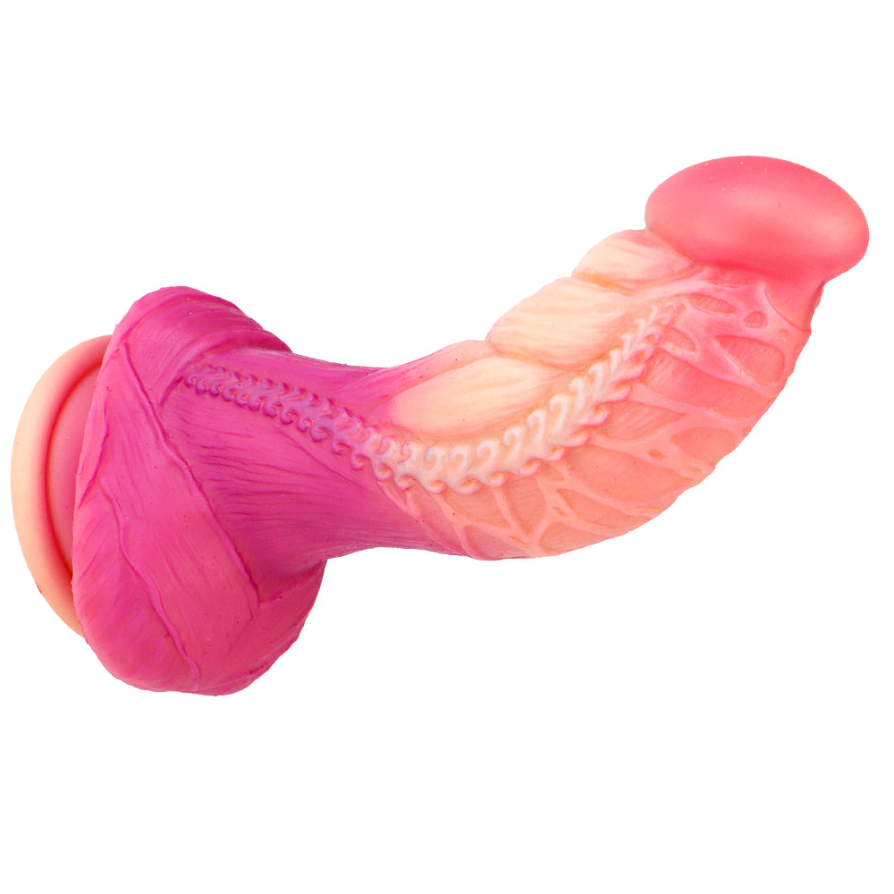 iSex Complex Structure Flamingo-colored Dildo