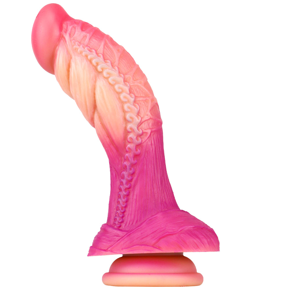 iSex Complex Structure Flamingo-colored Dildo