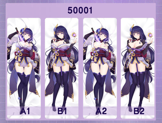 50001 General Thunderbolt ACG anime character equal length pillow with inner core 50CM * 150CM 2kg