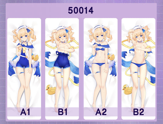 50014 Original God - Barbara ACG anime character equal length pillow with inner core 50CM * 150CM 2kg