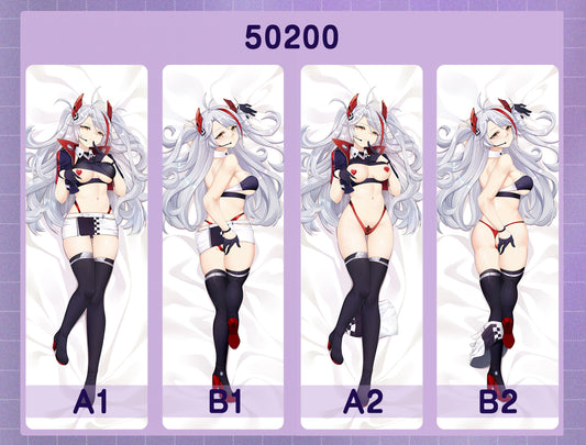 50200 Aquamarine line - Ogen ACG anime character equal length pillow with inner core 50CM * 150CM 2kg