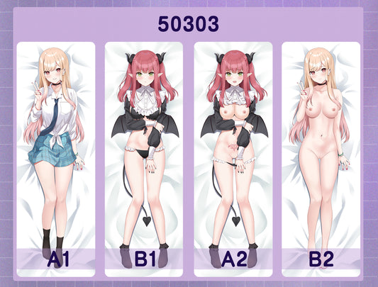 50303 In love with each other - Kitagawa Kaimon ACG anime character equal length pillow with inner core 50CM * 150CM 2kg