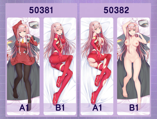 50381-50382 DARLING in the FRANXX-02 ACG anime character equal length pillow with inner core 50CM * 150CM 2kg