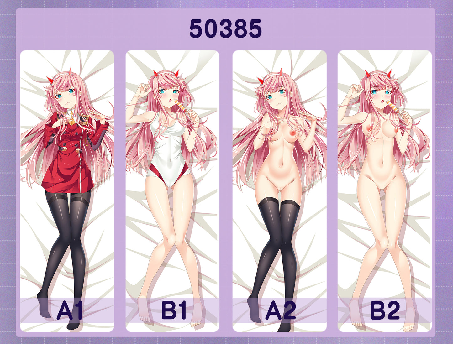 50385 DARLING in the FRANXX-02 ACG anime character equal length pillow with inner core 50CM * 150CM 2kg