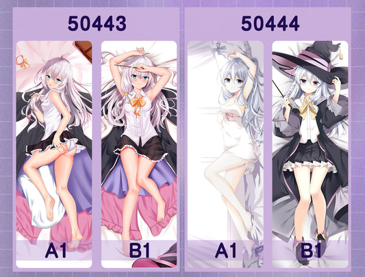 50443-50444 The journey of the witch - Irena ACG anime character equal length pillow with inner core 50CM * 150CM 2kg