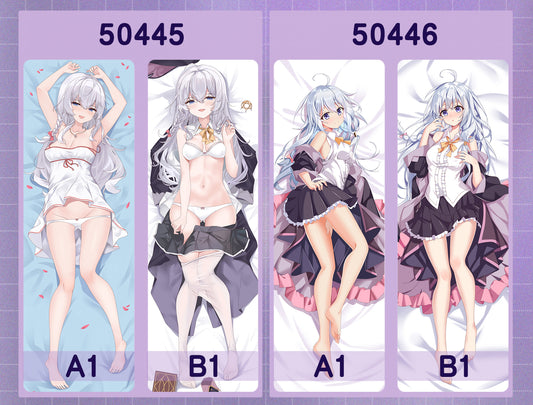 50445-50446 The journey of the witch - Irena ACG anime character equal length pillow with inner core 50CM * 150CM 2kg