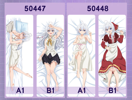 50447-50448 The journey of the witch - Irena ACG anime character equal length pillow with inner core 50CM * 150CM 2kg