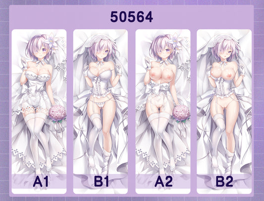 50564 Destiny-Mashu ACG anime character equal length pillow with inner core 50CM * 150CM 2kg