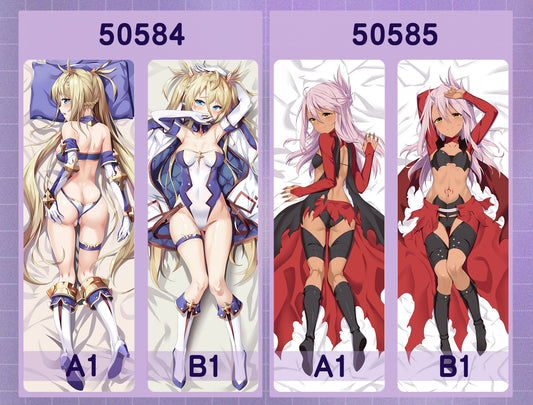 50584-50585 Fate-Bradamante, Chloe ACG anime character equal length pillow with inner core 50CM * 150CM 2kg
