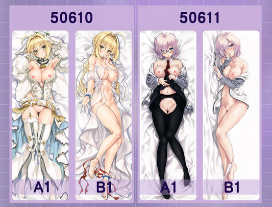 50610-50611 Fate-Nero, Matsui ACG anime character equal length pillow with inner core 50CM * 150CM 2kg