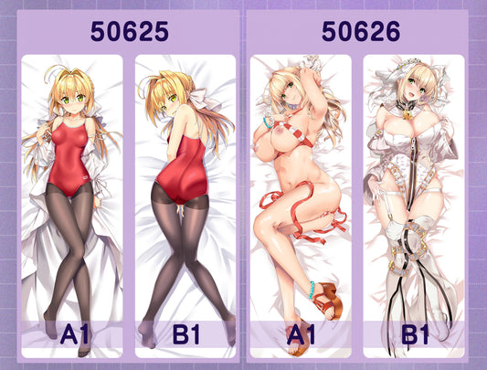 50625-50626 Fate-Nero ACG anime character equal length pillow with inner core 50CM * 150CM 2kg