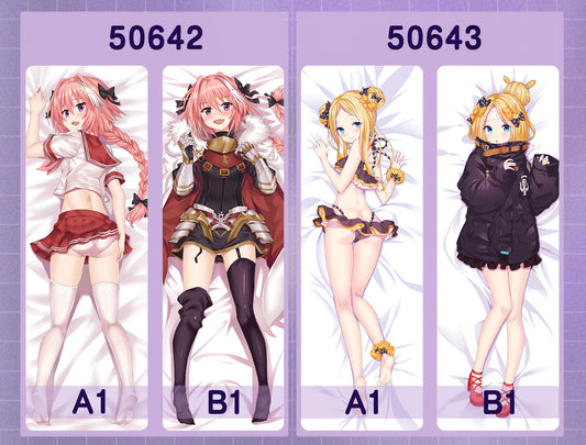 50642-50643 Fate-Astolfo, Abigail Williams ACG anime character equal length pillow with inner core 50CM * 150CM 2kg