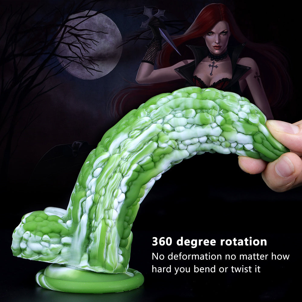 iSex Bitter Gourd Shaped Bumpy High Irritating Dildo