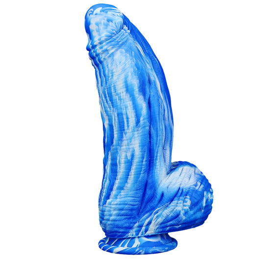 iSex Blue Huge High Stimulation Dildo