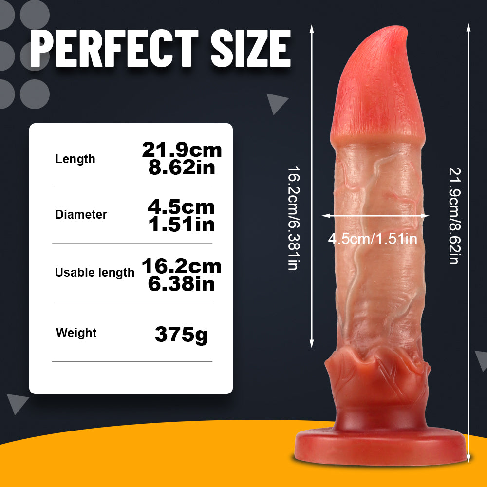 iSex Highly Stimulating Special-shaped Dildo With A Large Glans
