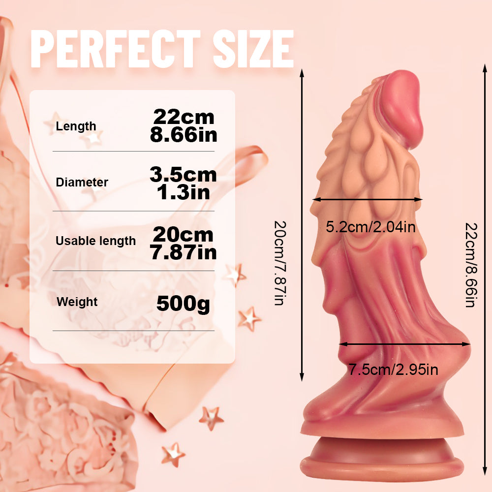 iSex Huge Jagged And Huge Bumps  Extremely Stimulating Dildo