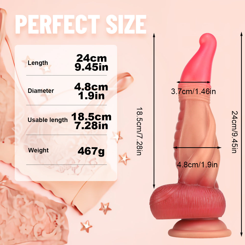 iSex Moderately Irritating Dildo With Long Glans