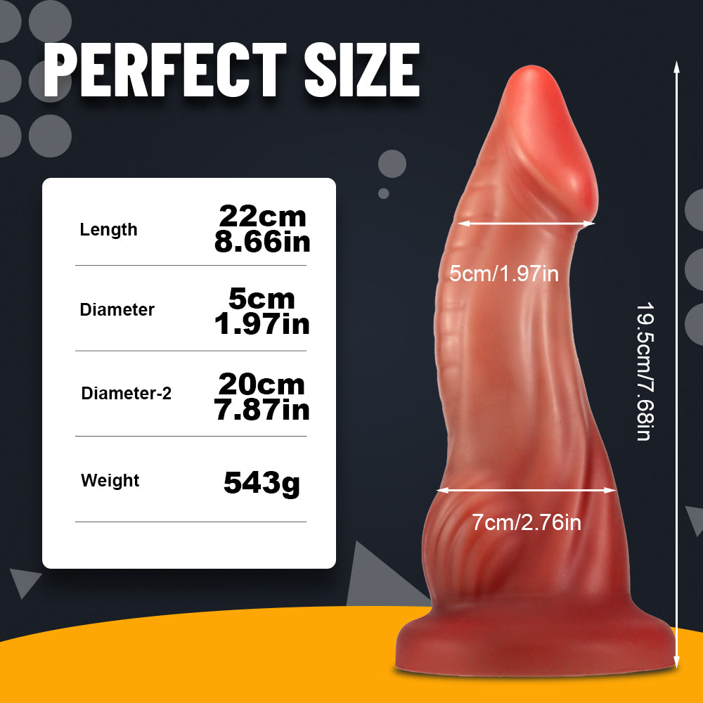 iSex Smooth Shape Moderately Stimulates Special-shaped Dildo