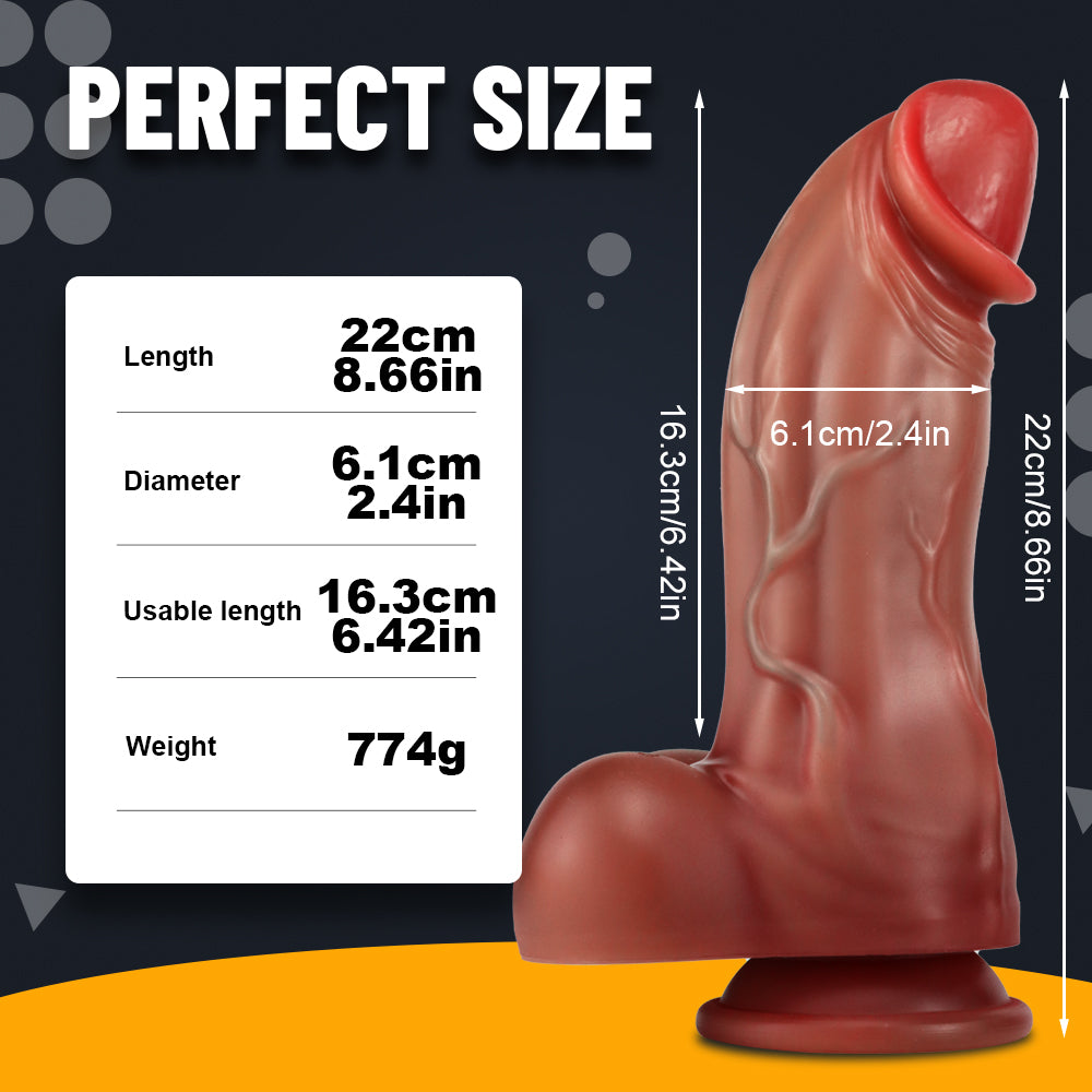 iSex Very Thick And Highly Stimulating Special-shaped Dildo