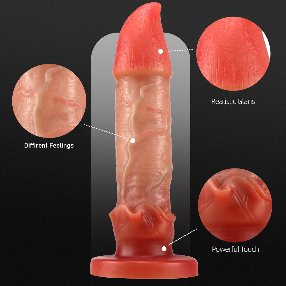 iSex Highly Stimulating Special-shaped Dildo With A Large Glans