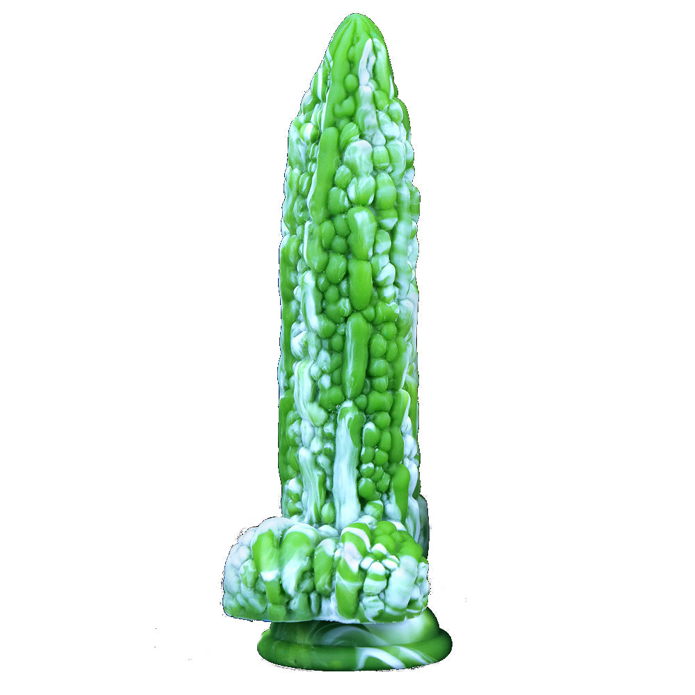 iSex Bitter Gourd Shaped Bumpy High Irritating Dildo